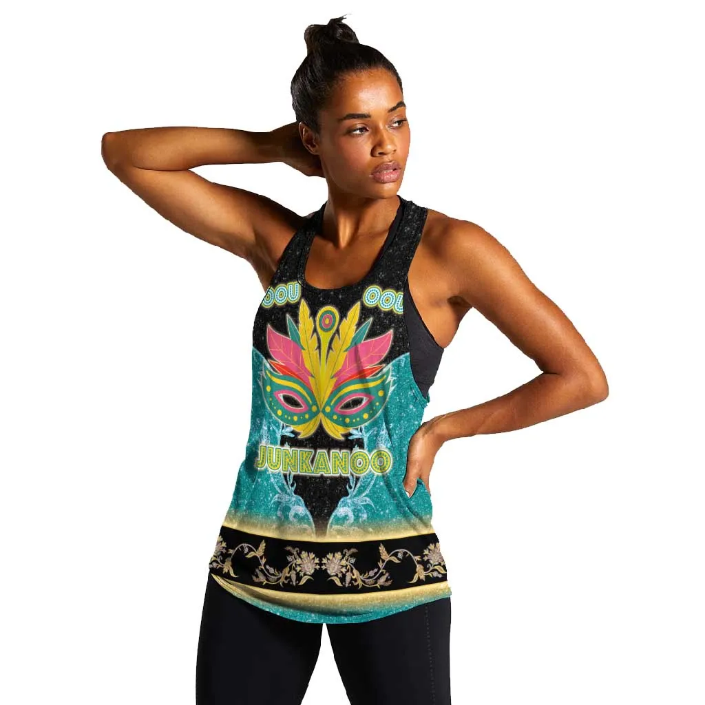 Afro Bahamians Junkanoo Women Racerback Tank Junkanoo Is Life LT05