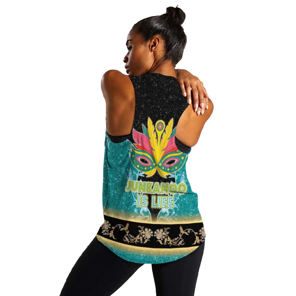 Afro Bahamians Junkanoo Women Racerback Tank Junkanoo Is Life LT05
