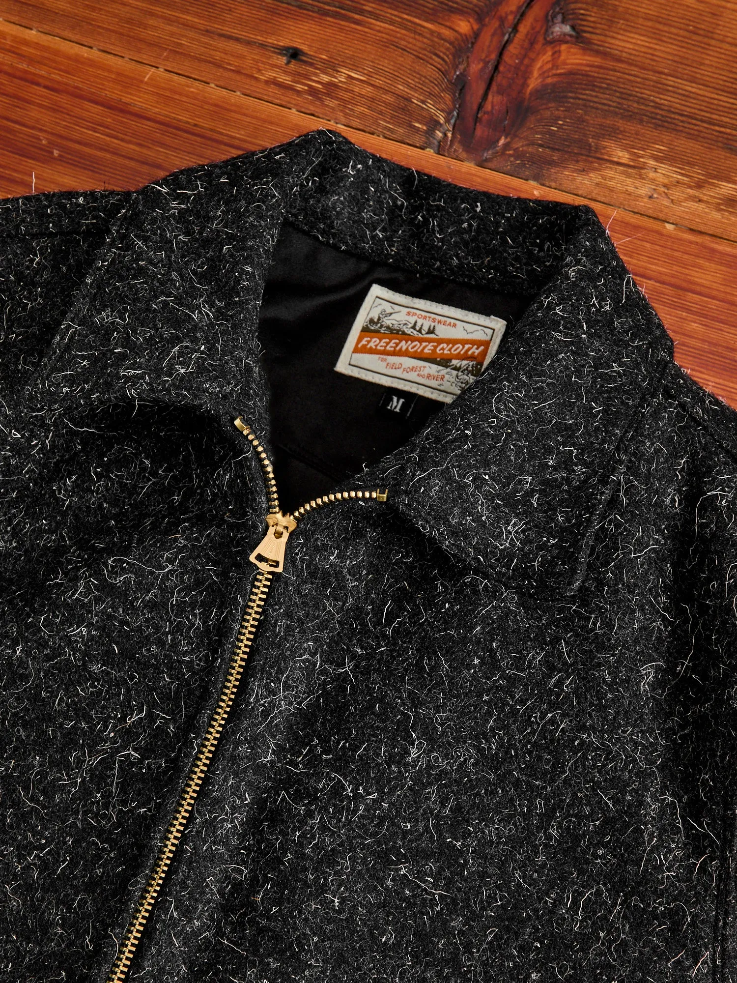 Alcorn Jacket in Black Wool
