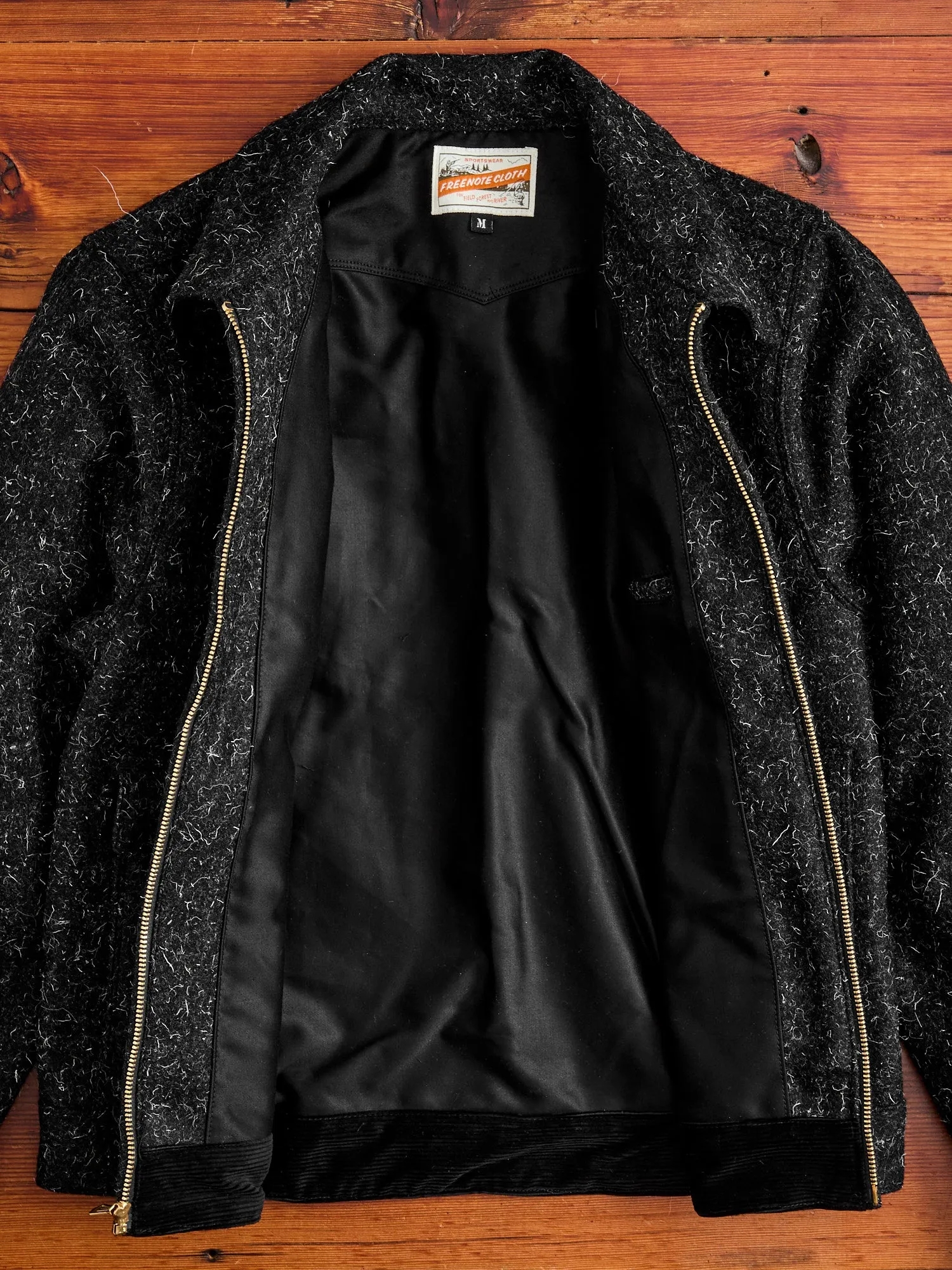 Alcorn Jacket in Black Wool