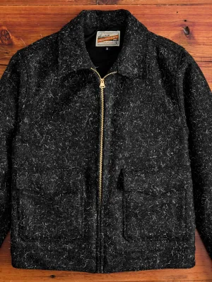 Alcorn Jacket in Black Wool