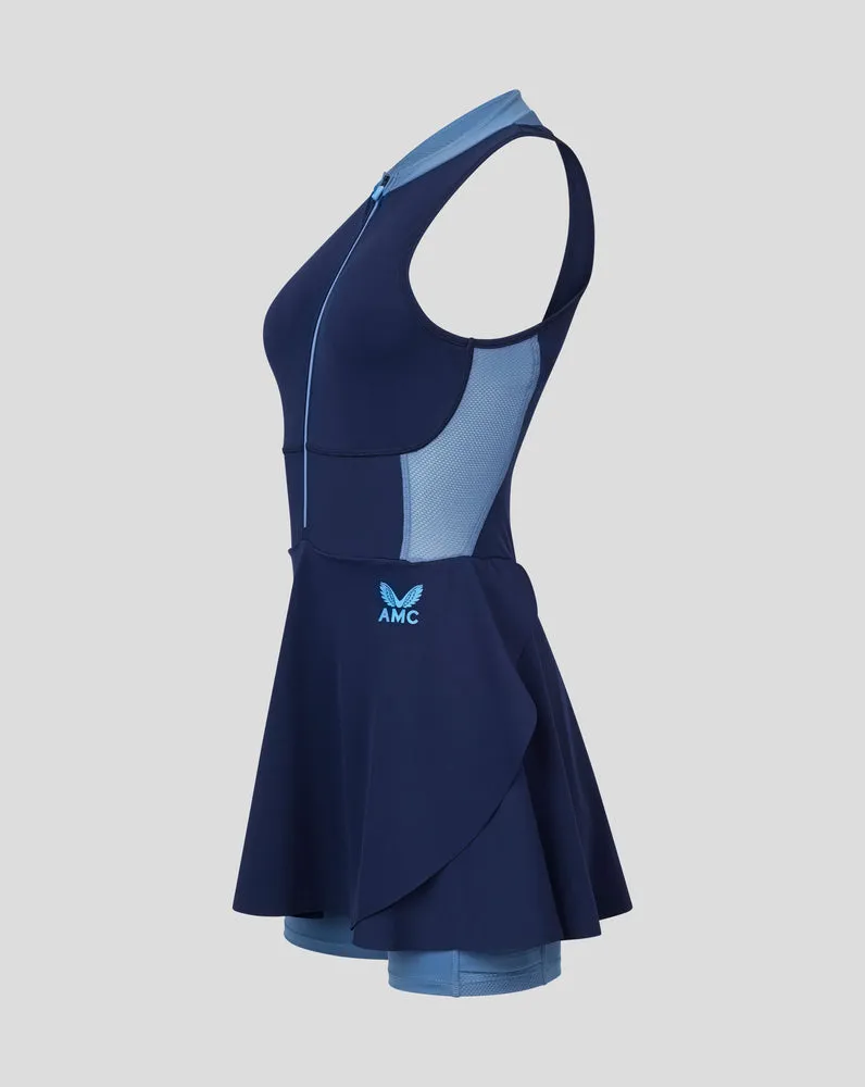 AMC Women's Tennis Dress - Navy, Stylish Tennis Dress for Women