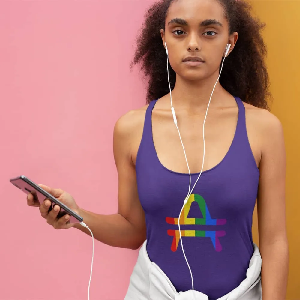 AMP Token Inverse PRIDE Racerback Tank