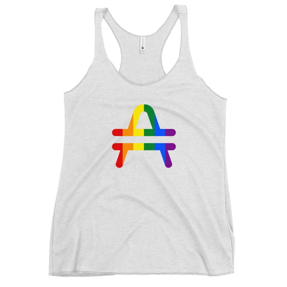AMP Token Inverse PRIDE Racerback Tank