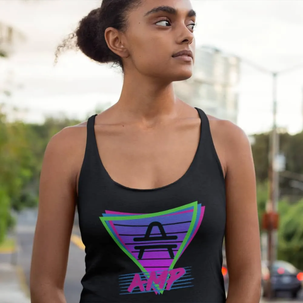 AMP Token Retro Vice Night Racerback Tank