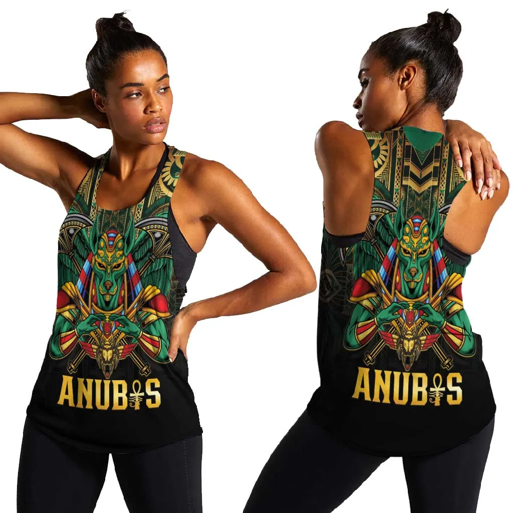 Ancient Egypt Women Racerback Tank Anubis Egyptian LT15