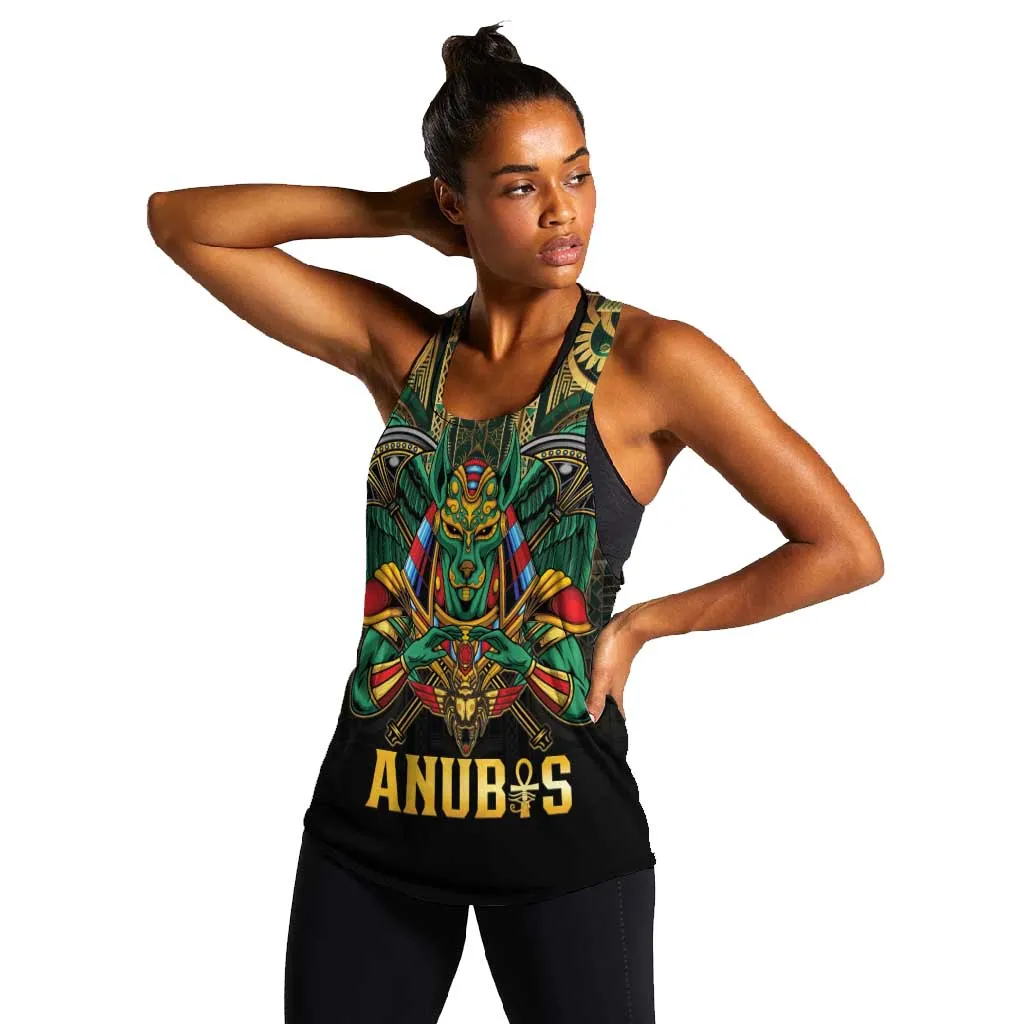 Ancient Egypt Women Racerback Tank Anubis Egyptian LT15