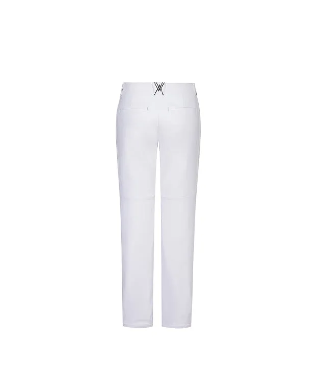 ANEW Golf: Women Side Logo Band Point Incision L/PT - White