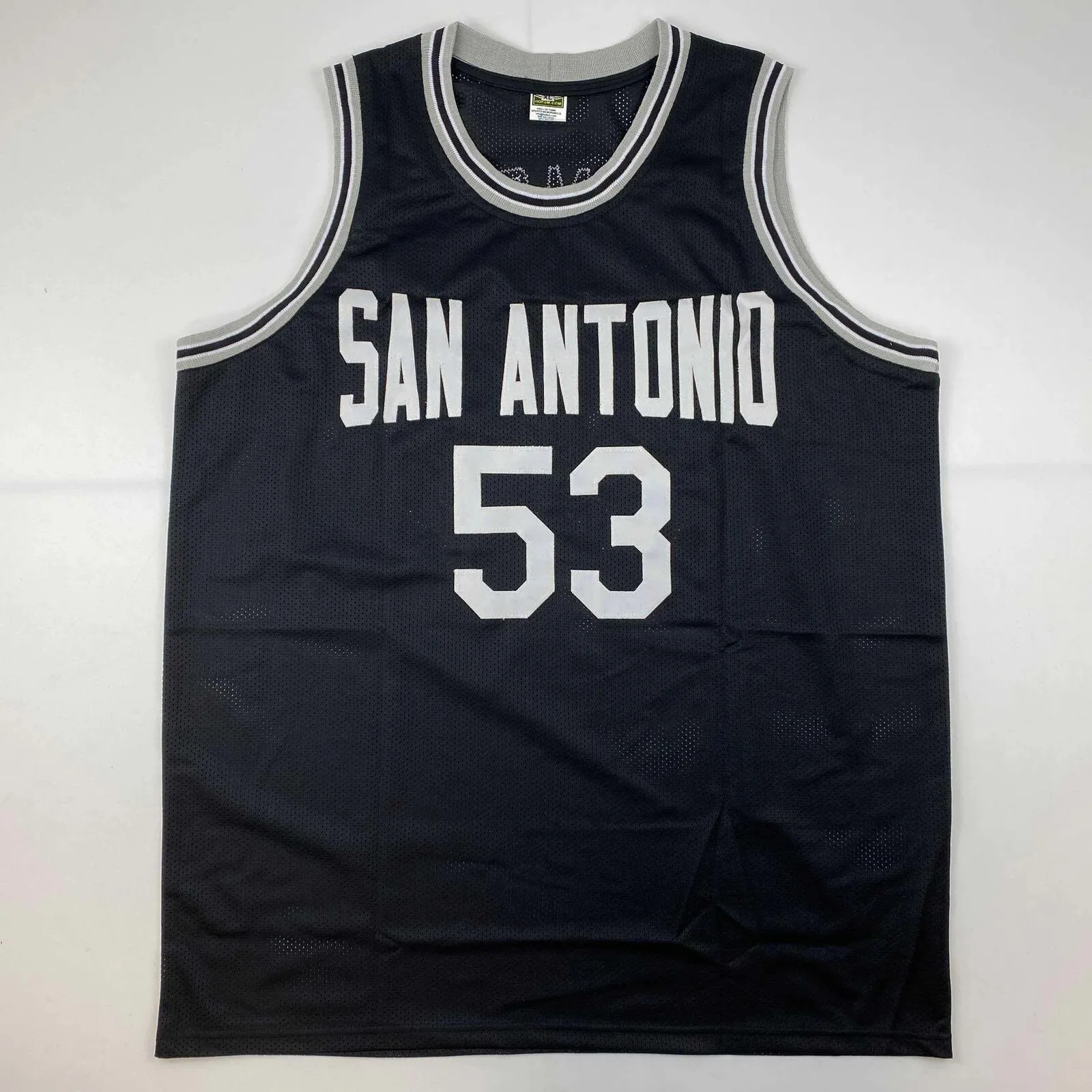 Autographed/Signed Artis Gilmore HOF 11 San Antonio Black Jersey JSA COA