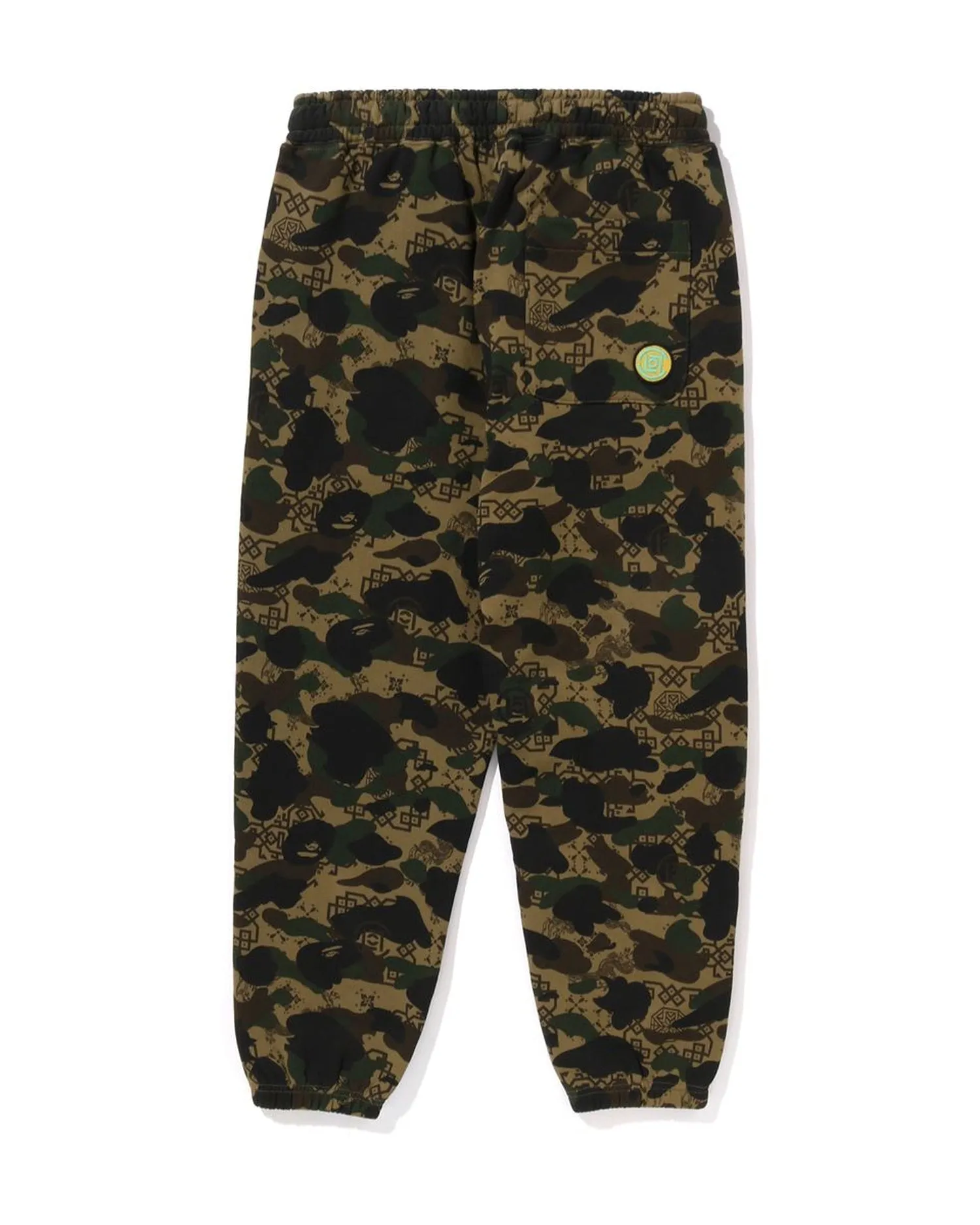 BAPE X Clot Camo Logo Sweat Pants