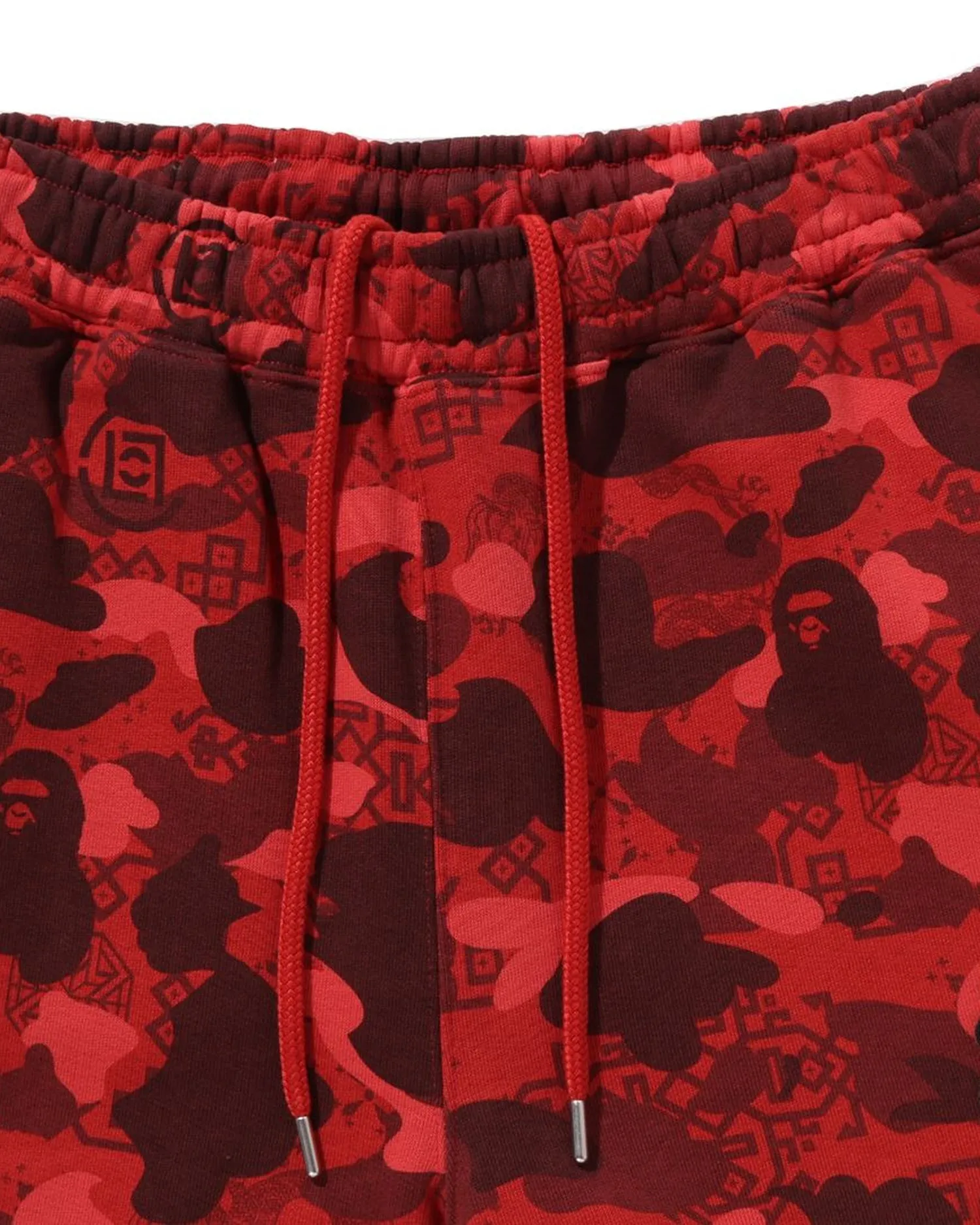 BAPE X Clot Camo Logo Sweat Pants