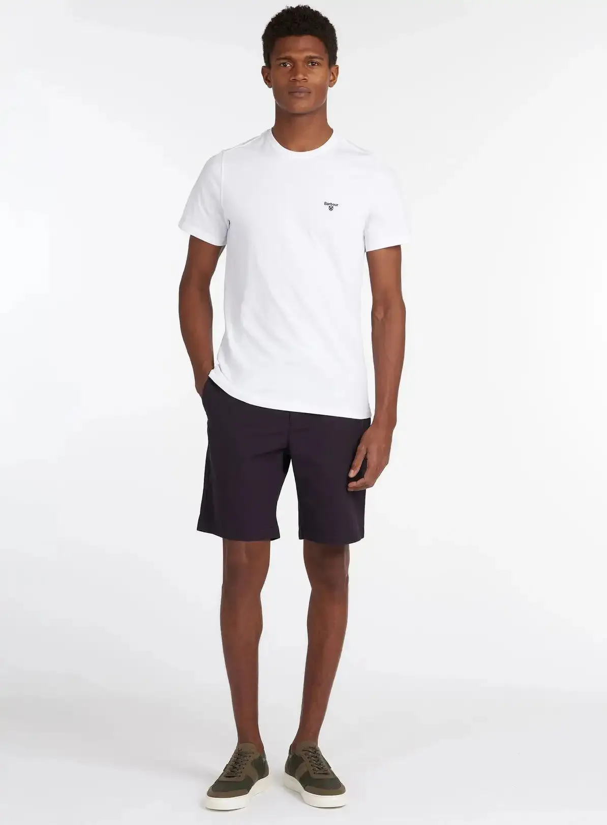 Barbour Mens Essential Sports T-Shirt White