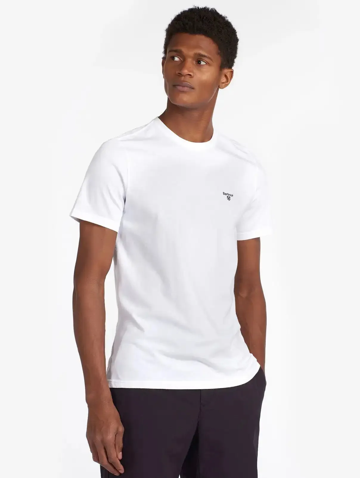Barbour Mens Essential Sports T-Shirt White