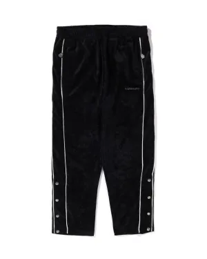 Bathing Ape Logo Velvet Loose Fit Pants