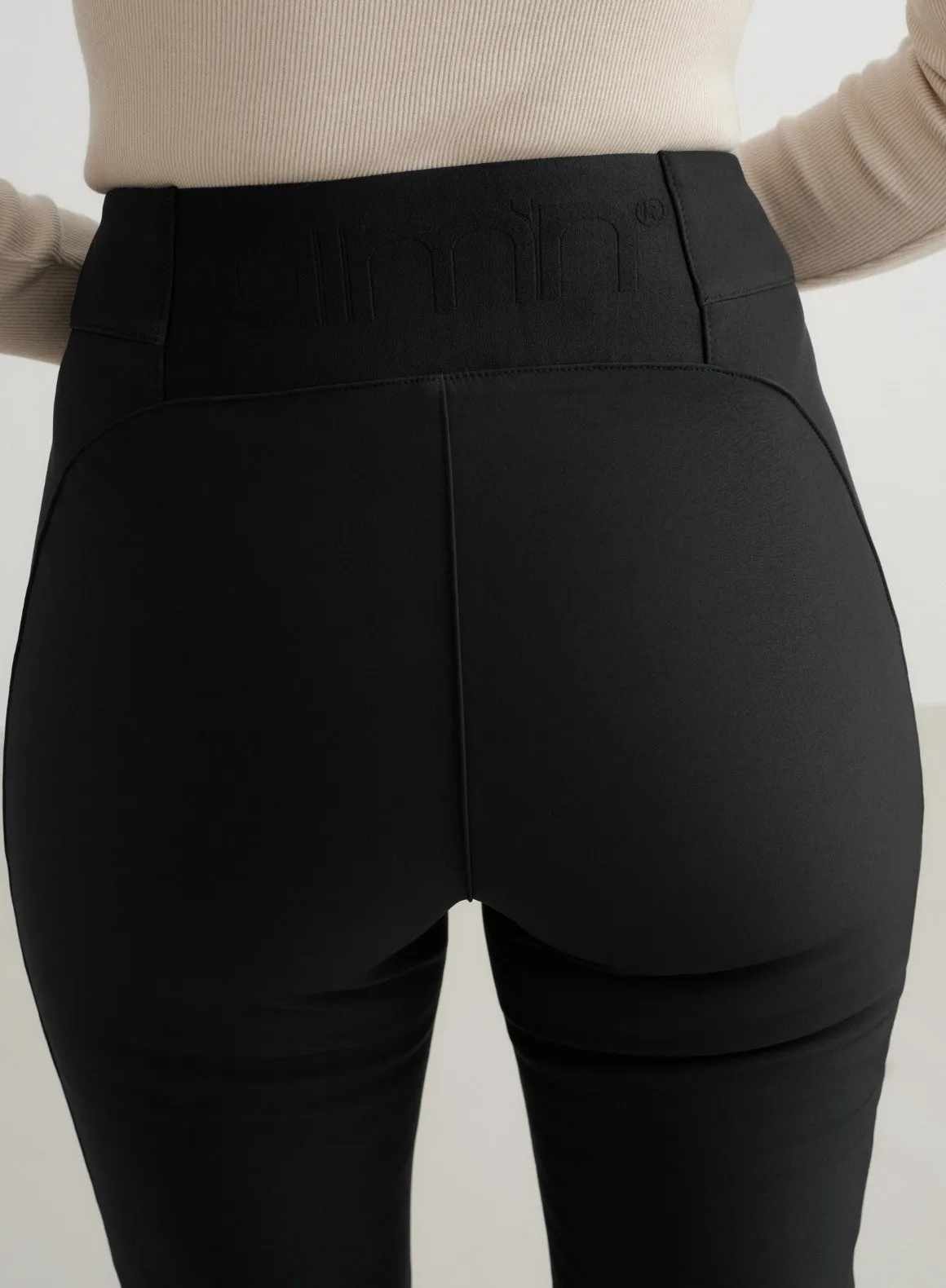 Black Stretch Thermo Pants