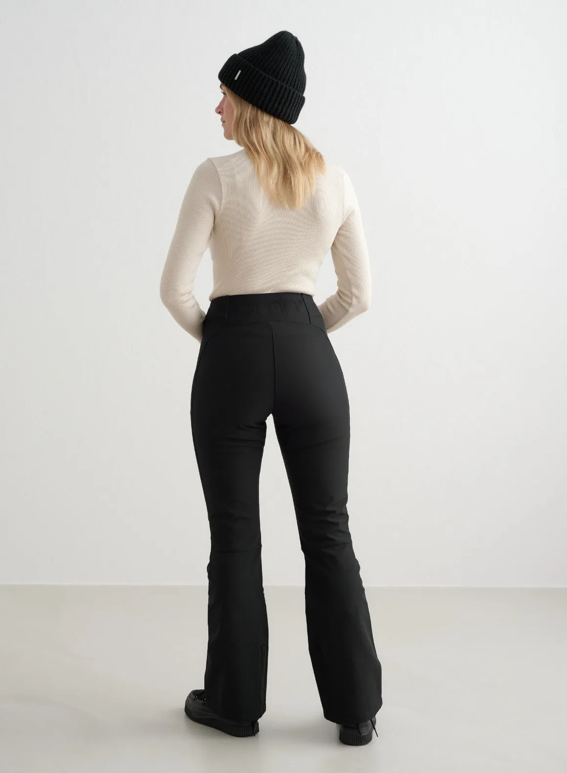 Black Stretch Thermo Pants