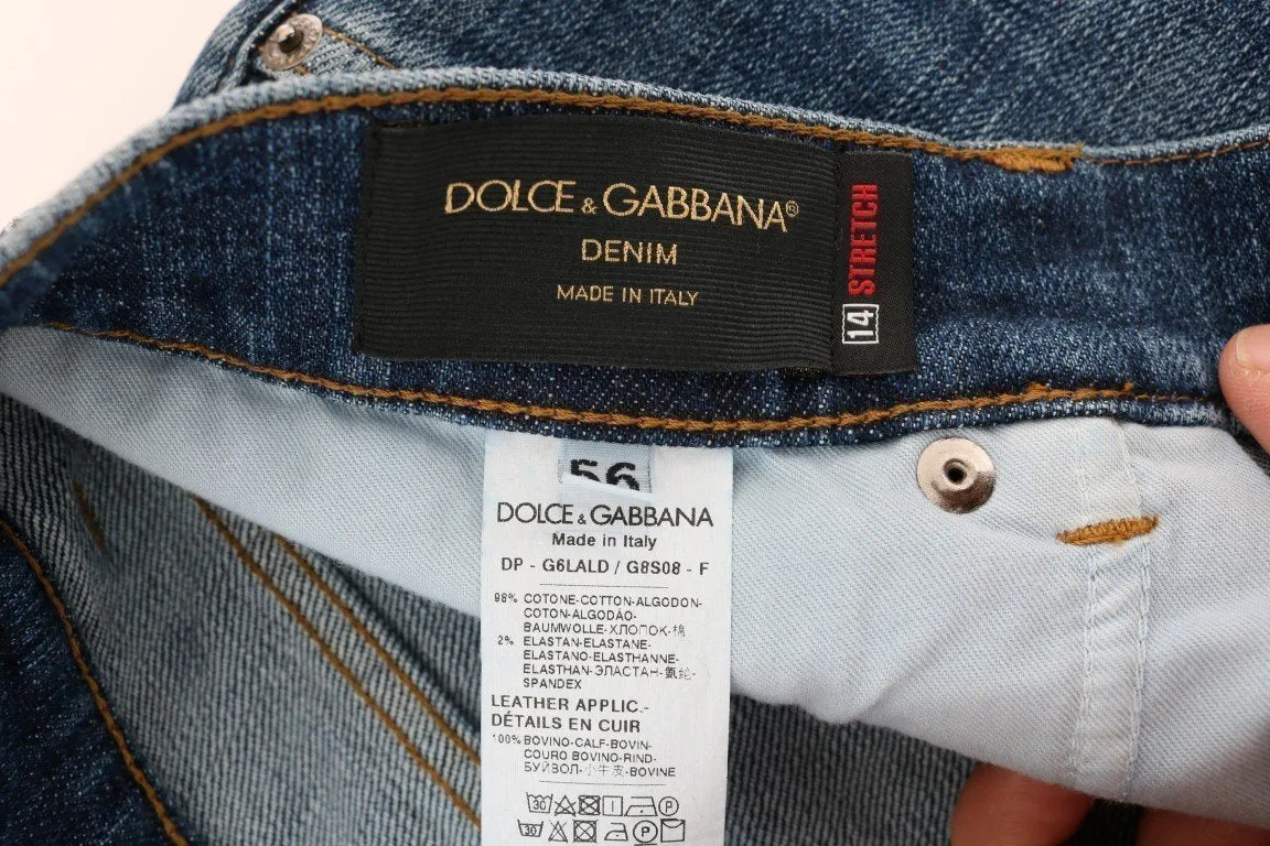 Blue 14 STRETCH Logo Jeans