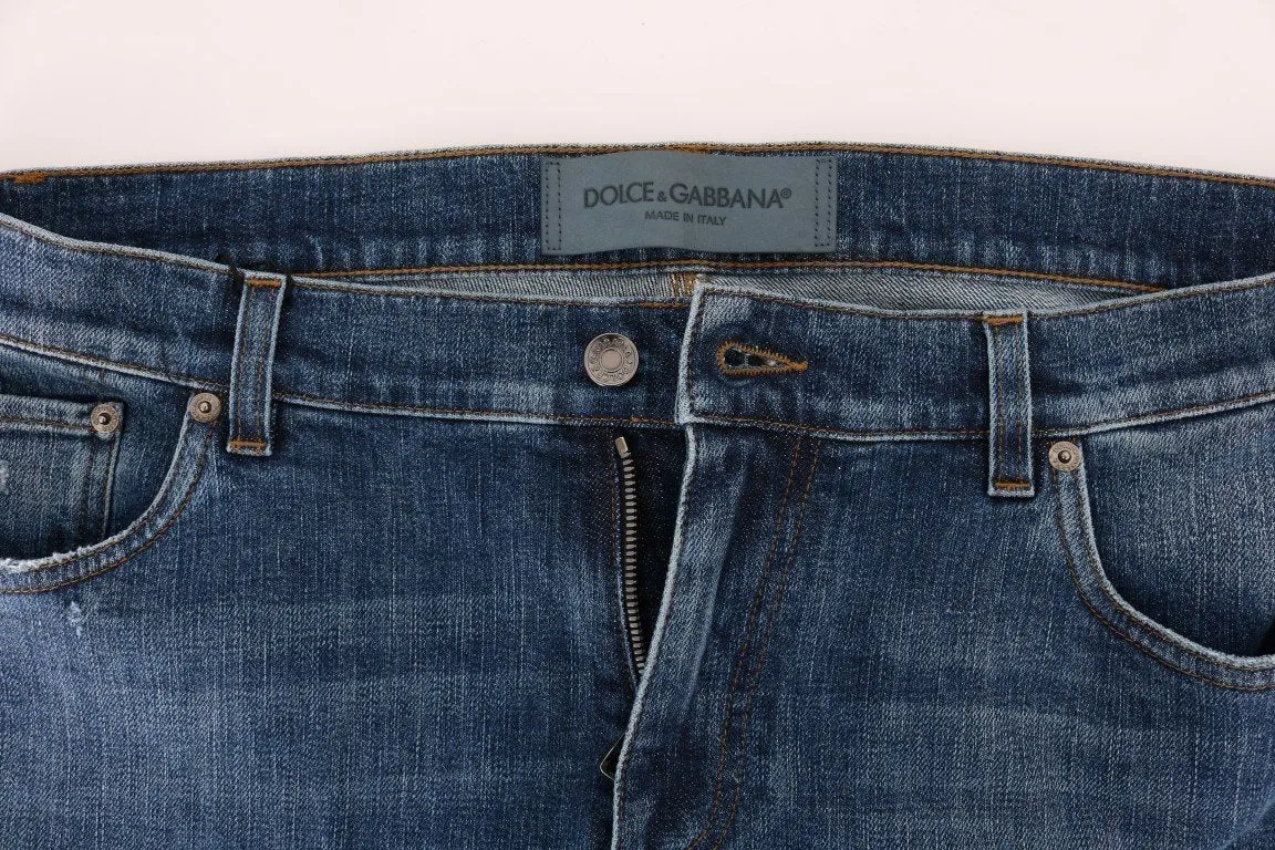Blue 14 STRETCH Logo Jeans