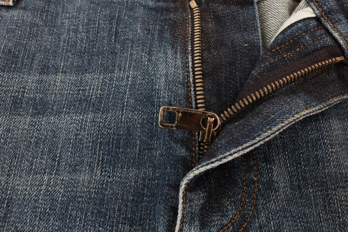 Blue 14 STRETCH Logo Jeans