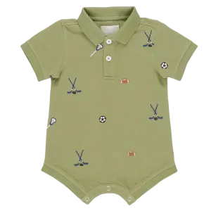 Blue Rooster Baby Boys Alec Jumper - Sports Embroidery