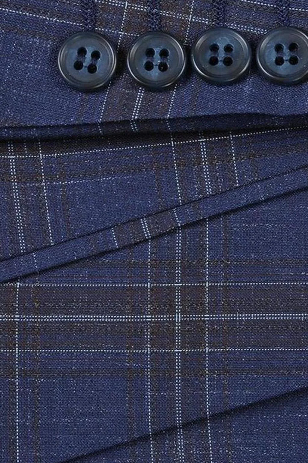 Blue Windowpane Sports Jacket