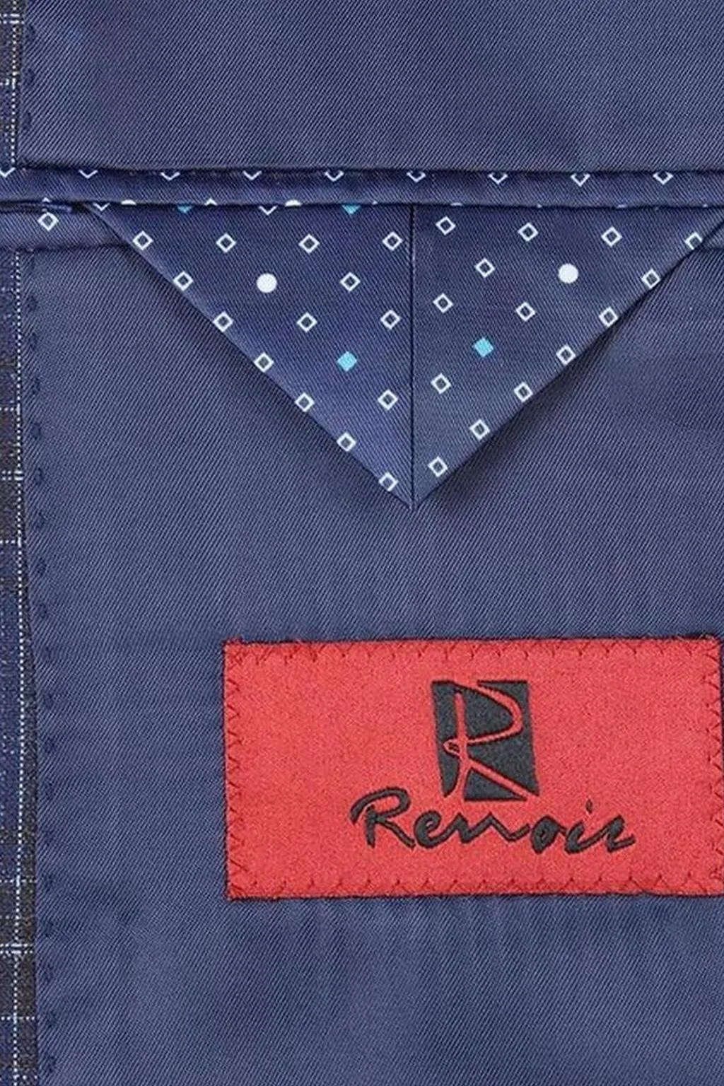 Blue Windowpane Sports Jacket