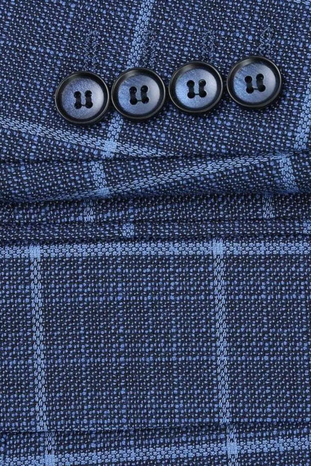 Blue Windowpane Sports Jacket
