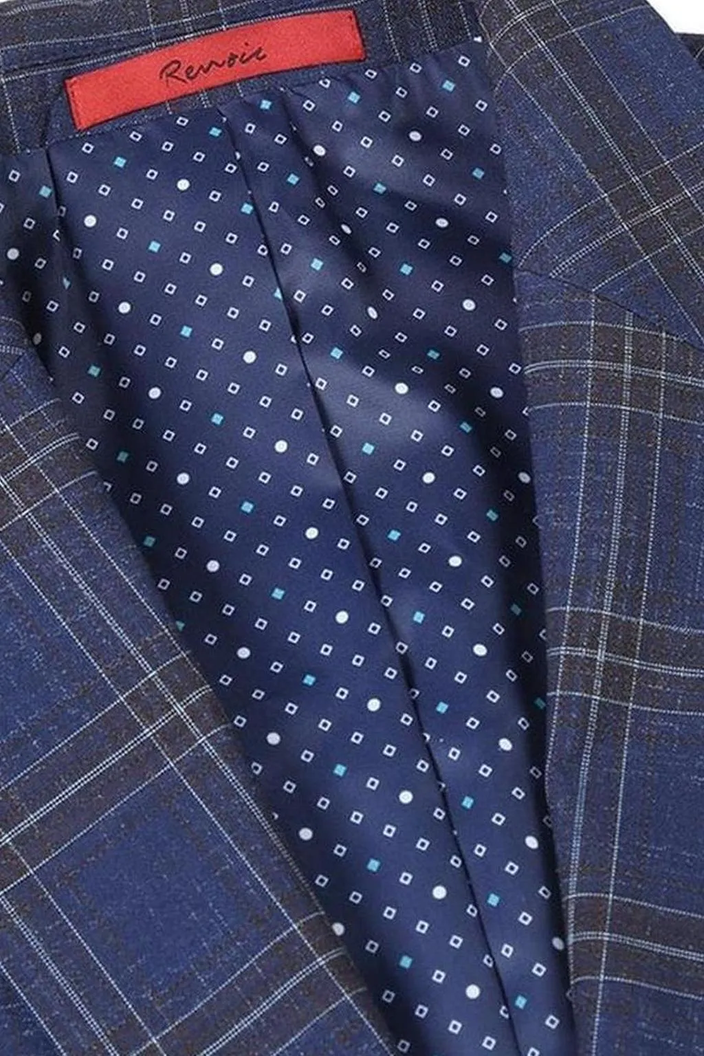 Blue Windowpane Sports Jacket