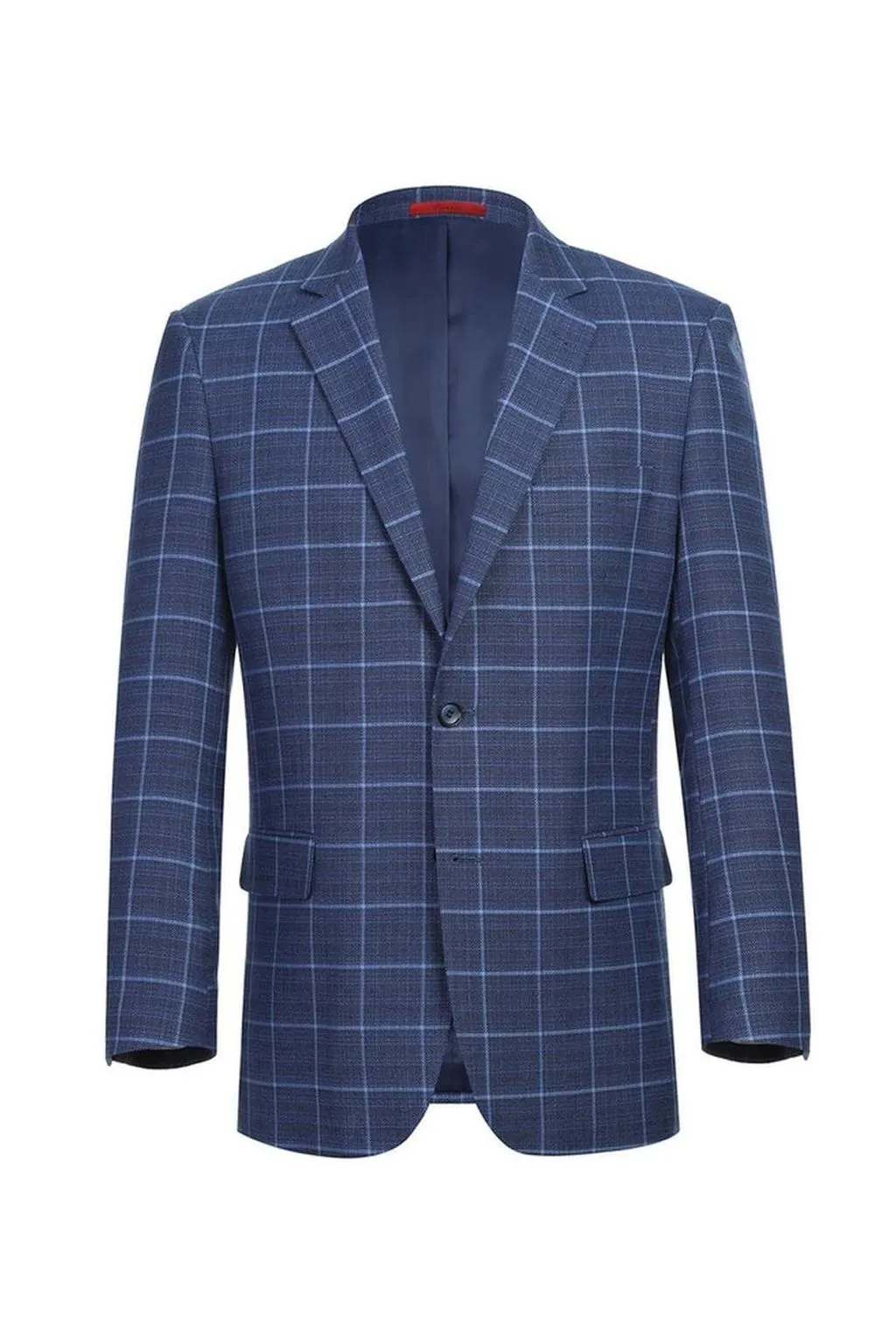 Blue Windowpane Sports Jacket
