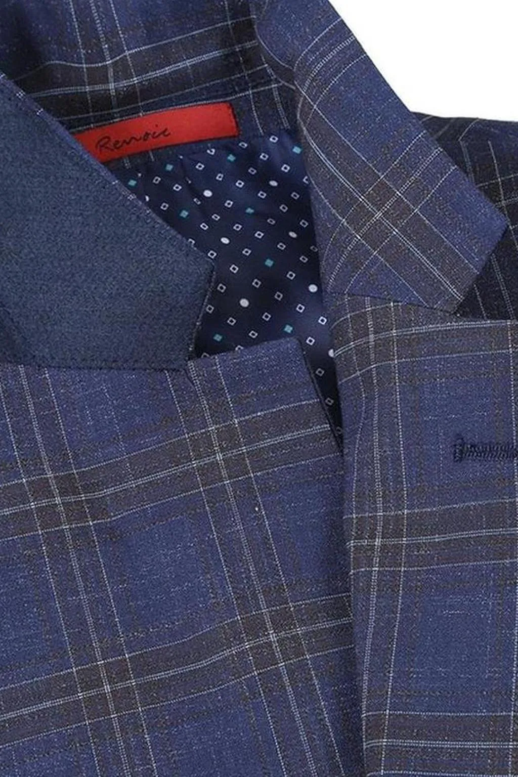 Blue Windowpane Sports Jacket
