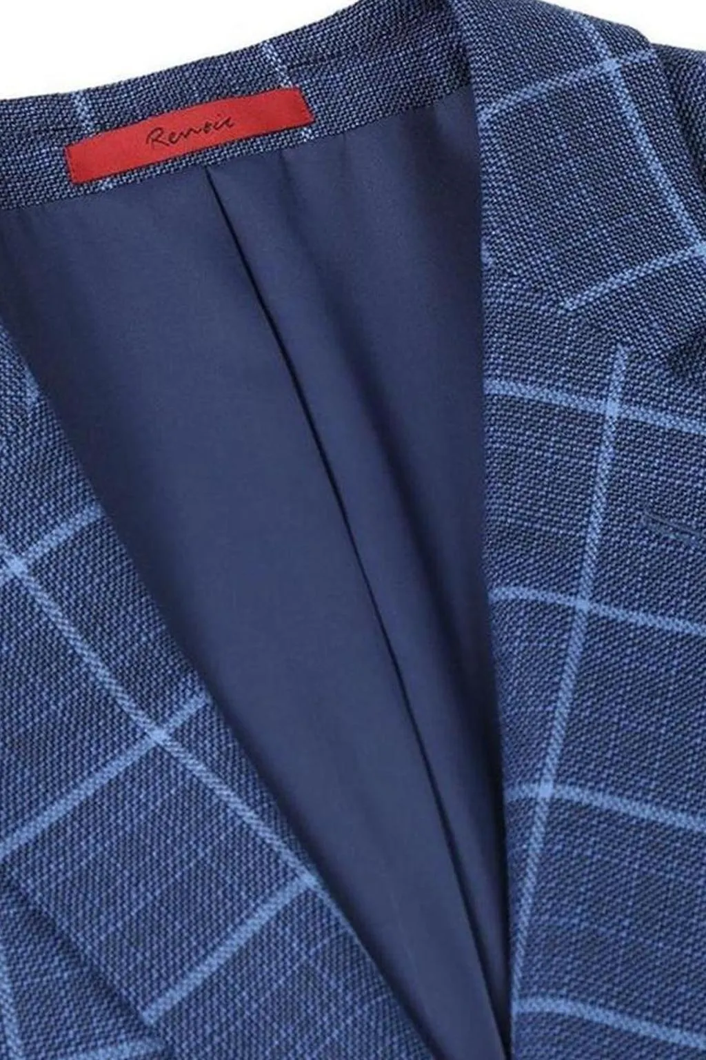 Blue Windowpane Sports Jacket