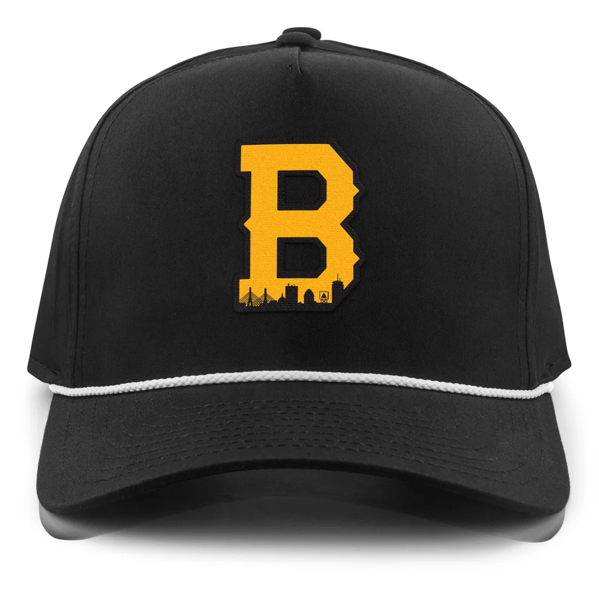 Boston B Skyline Black & Gold Rope Performance Hat