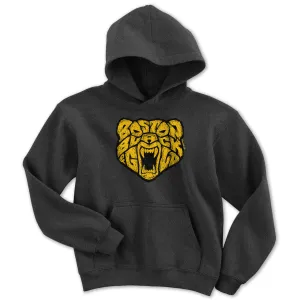 Boston Black & Gold Bear Youth Hoodie