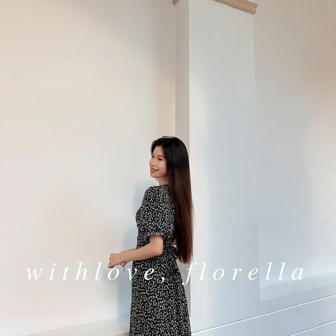 Botanical Aurora Midi Dress