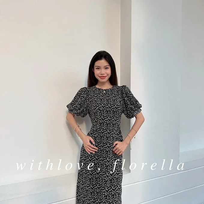 Botanical Aurora Midi Dress