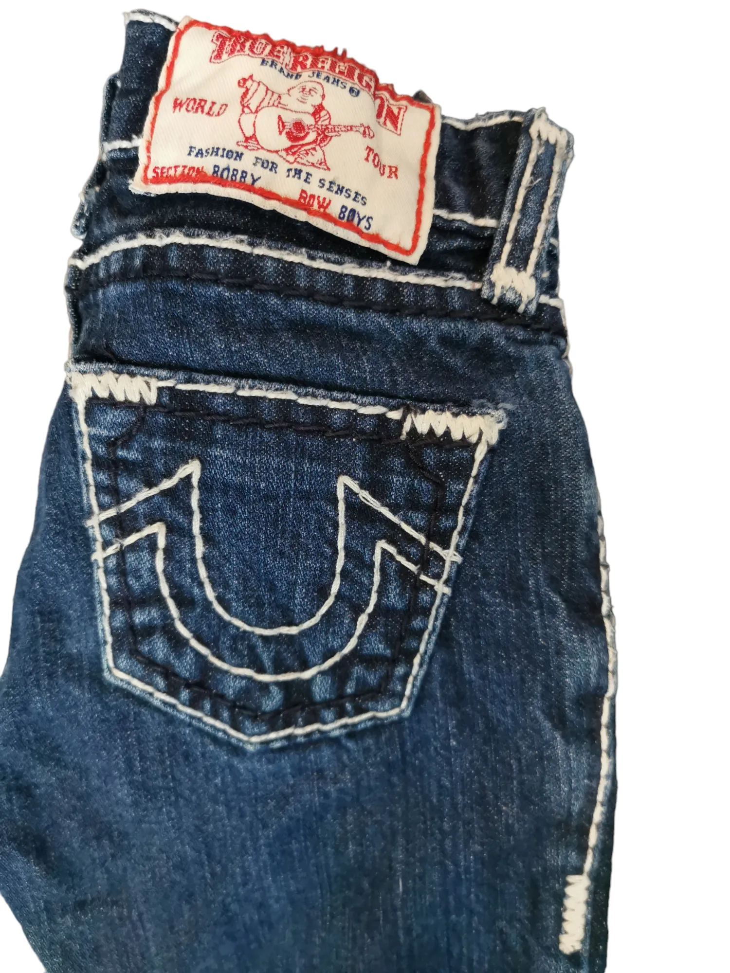 BOY SIZE 3 YEARS - TRUE RELIGION (Bobby) Non-stretch, Boot-cut Jeans EUC B47