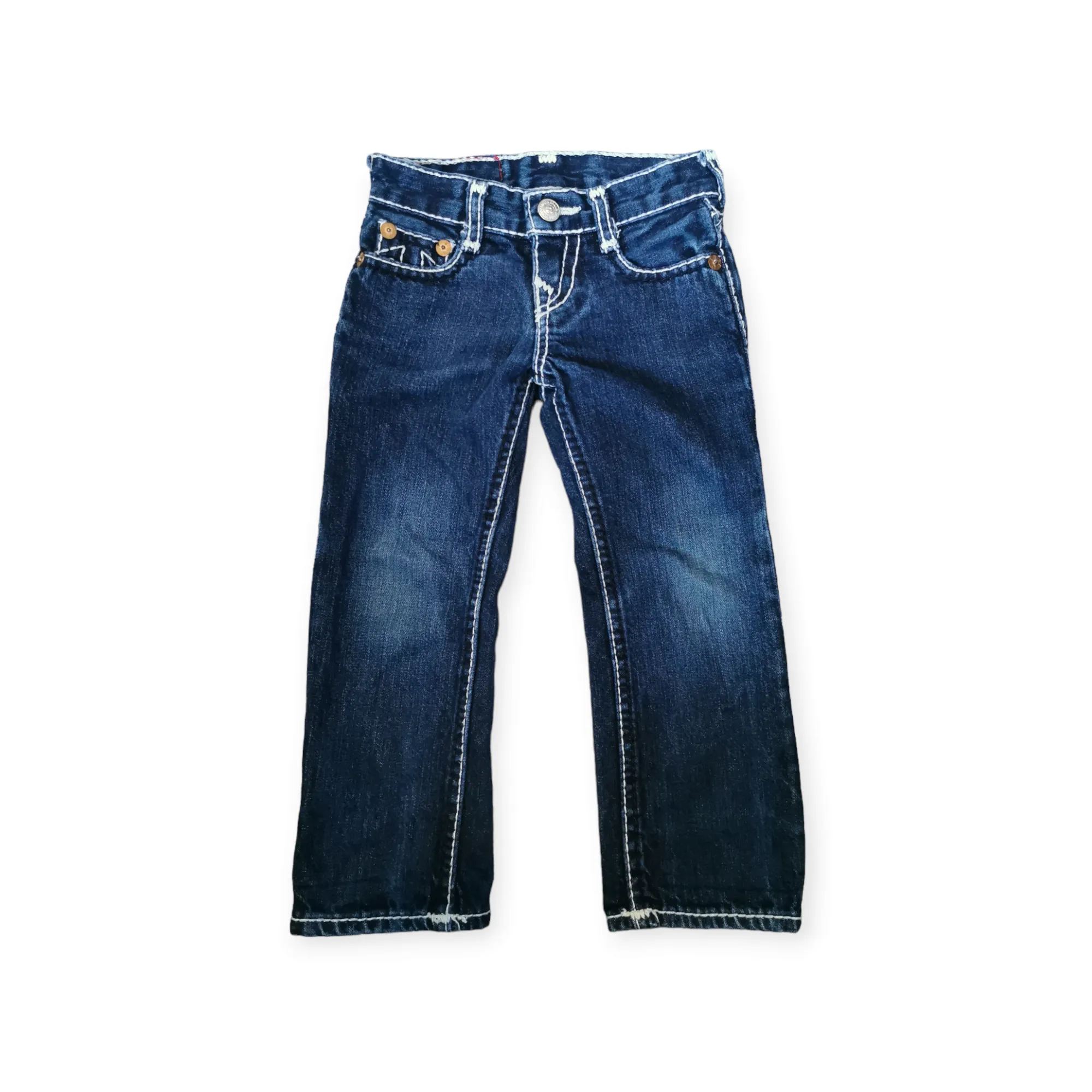 BOY SIZE 3 YEARS - TRUE RELIGION (Bobby) Non-stretch, Boot-cut Jeans EUC B47