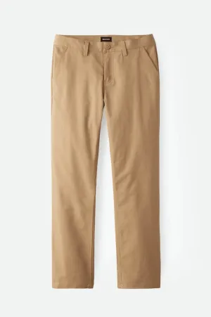 BRIXTON Choice Chino Regular Pant - Khaki