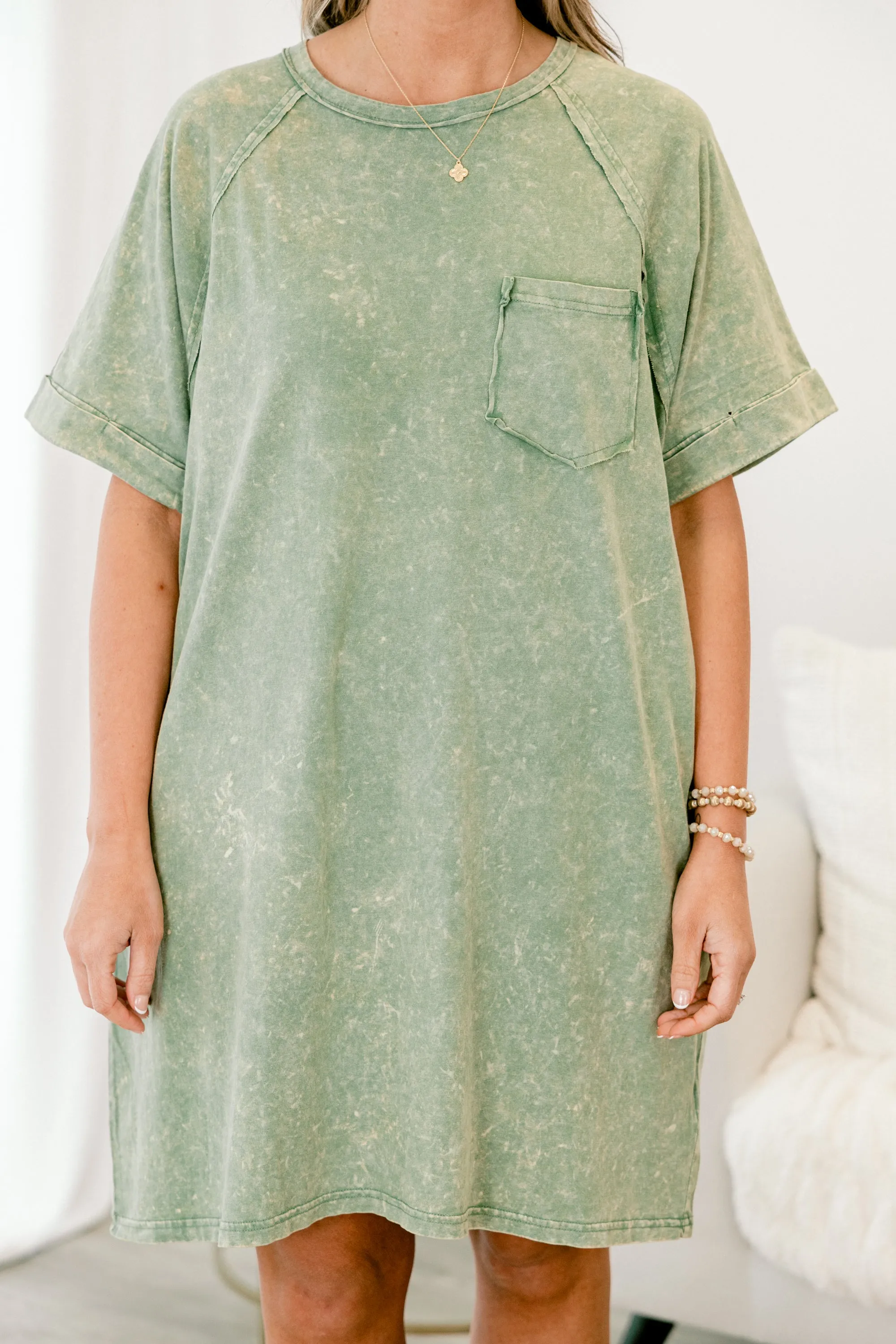 Bye Bye Birdie Dress, Sage