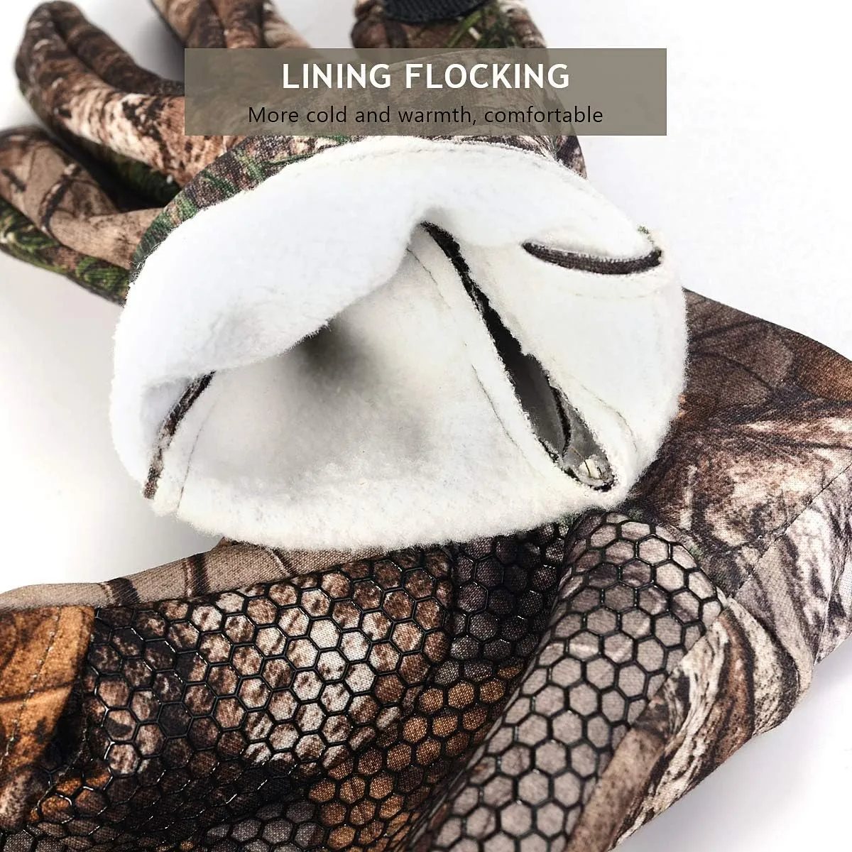 Camouflage Hunting Gloves – Anti-Slip