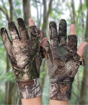 Camouflage Hunting Gloves – Anti-Slip