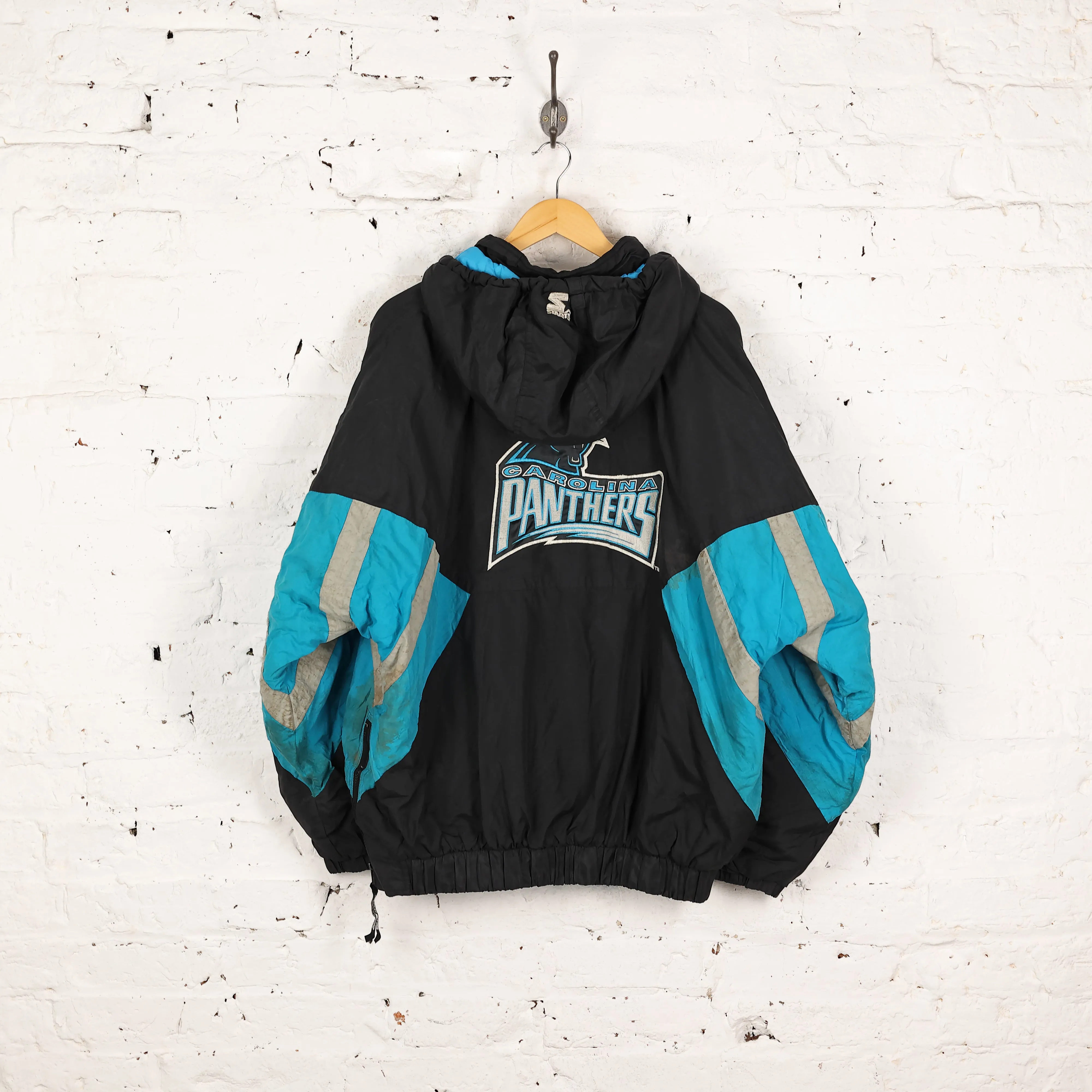Carolina Panthers NFL Starter Jacket - Black - XL