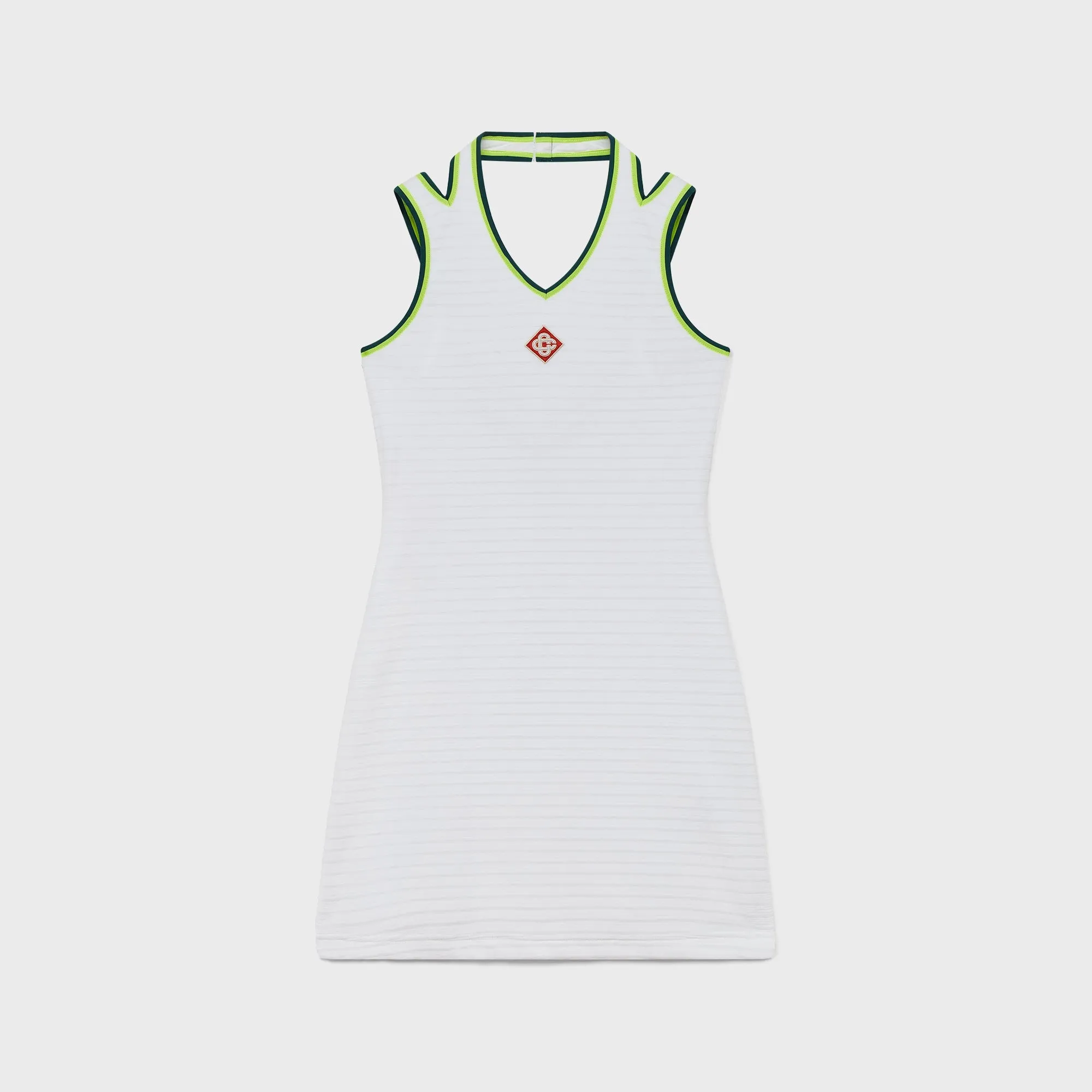 Casablanca Hippie Tennis Dress - White