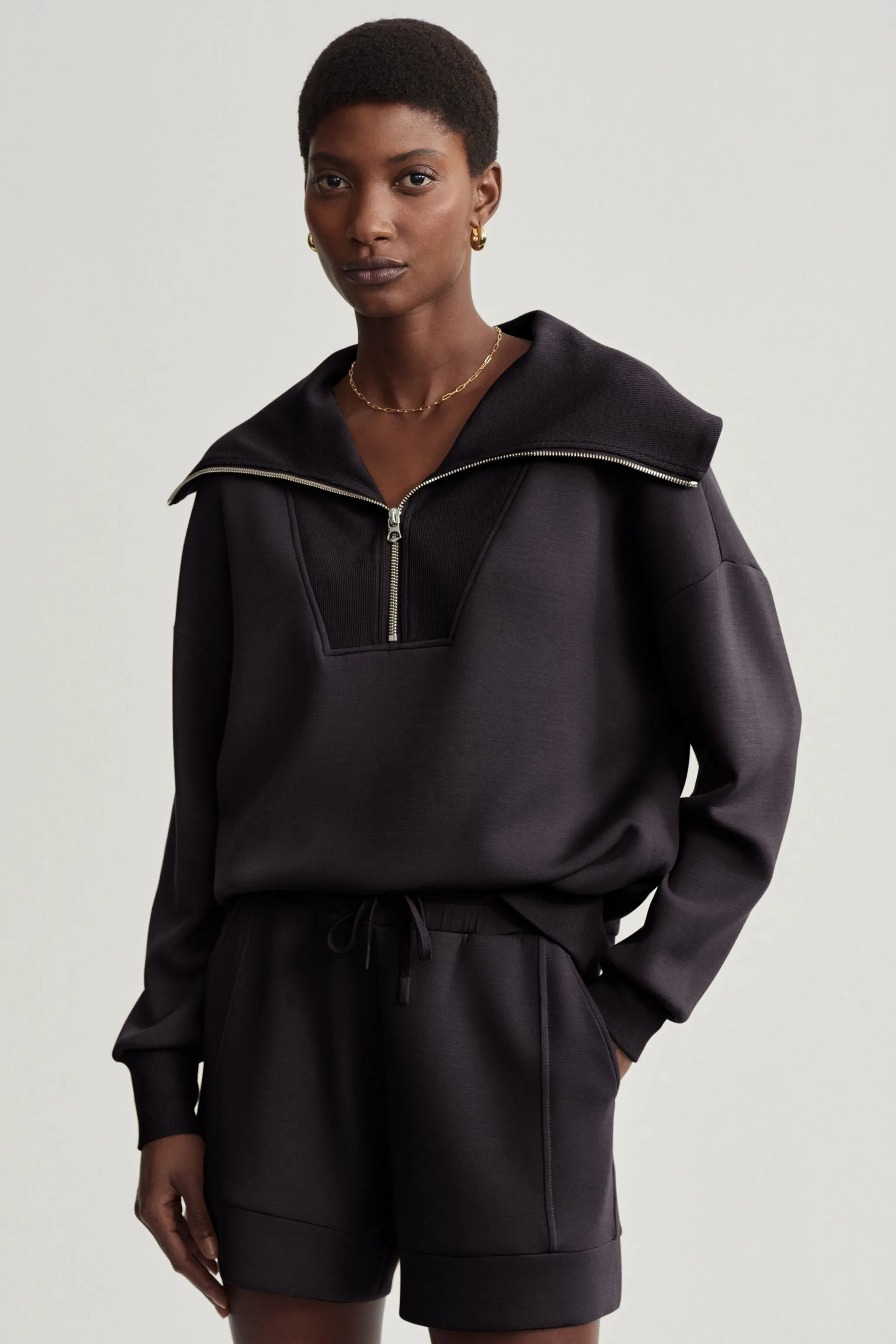 Catherine Half Zip Sweat