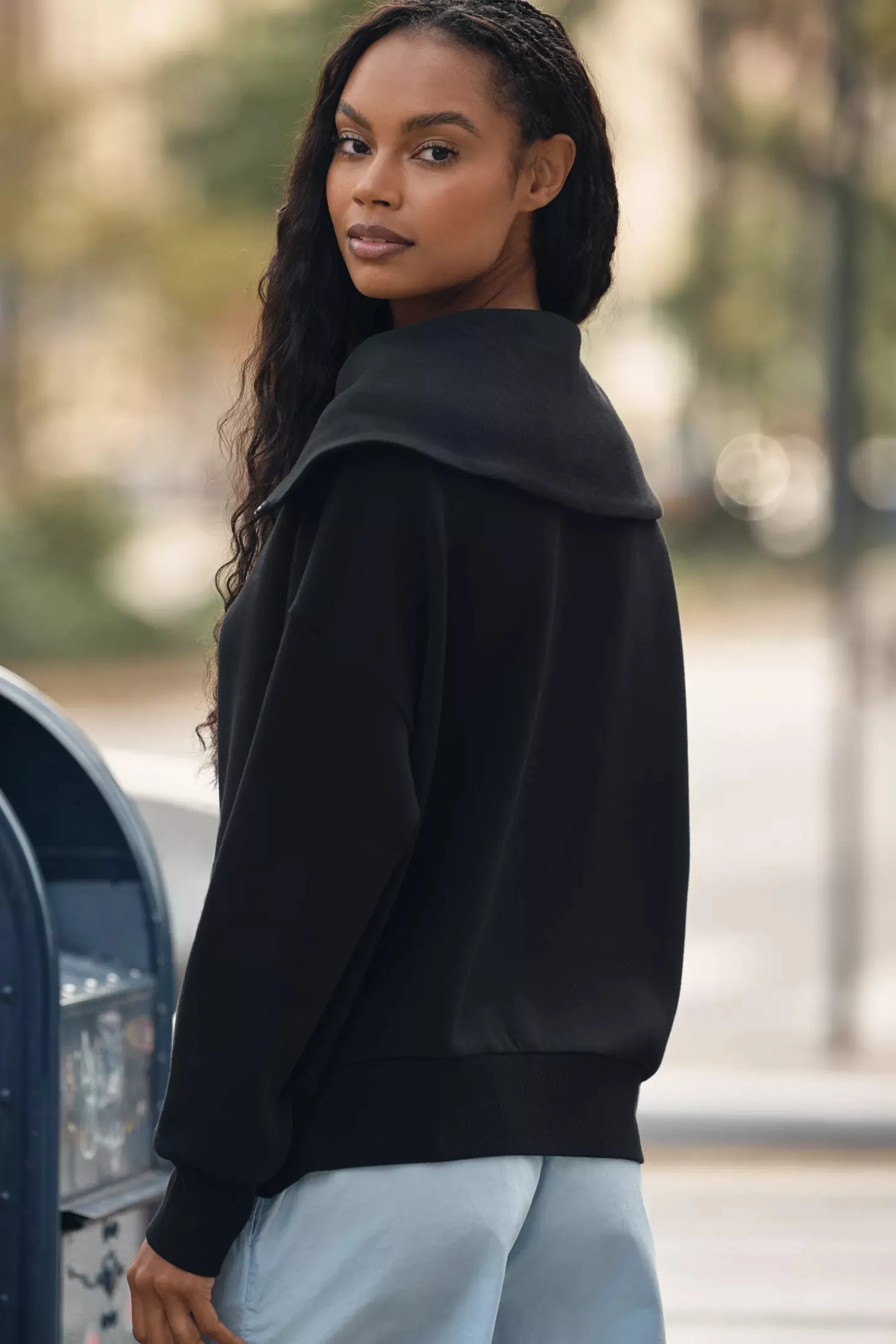 Catherine Half Zip Sweat