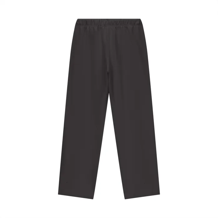 Charcoal Fleece Lined Straight Leg Pants