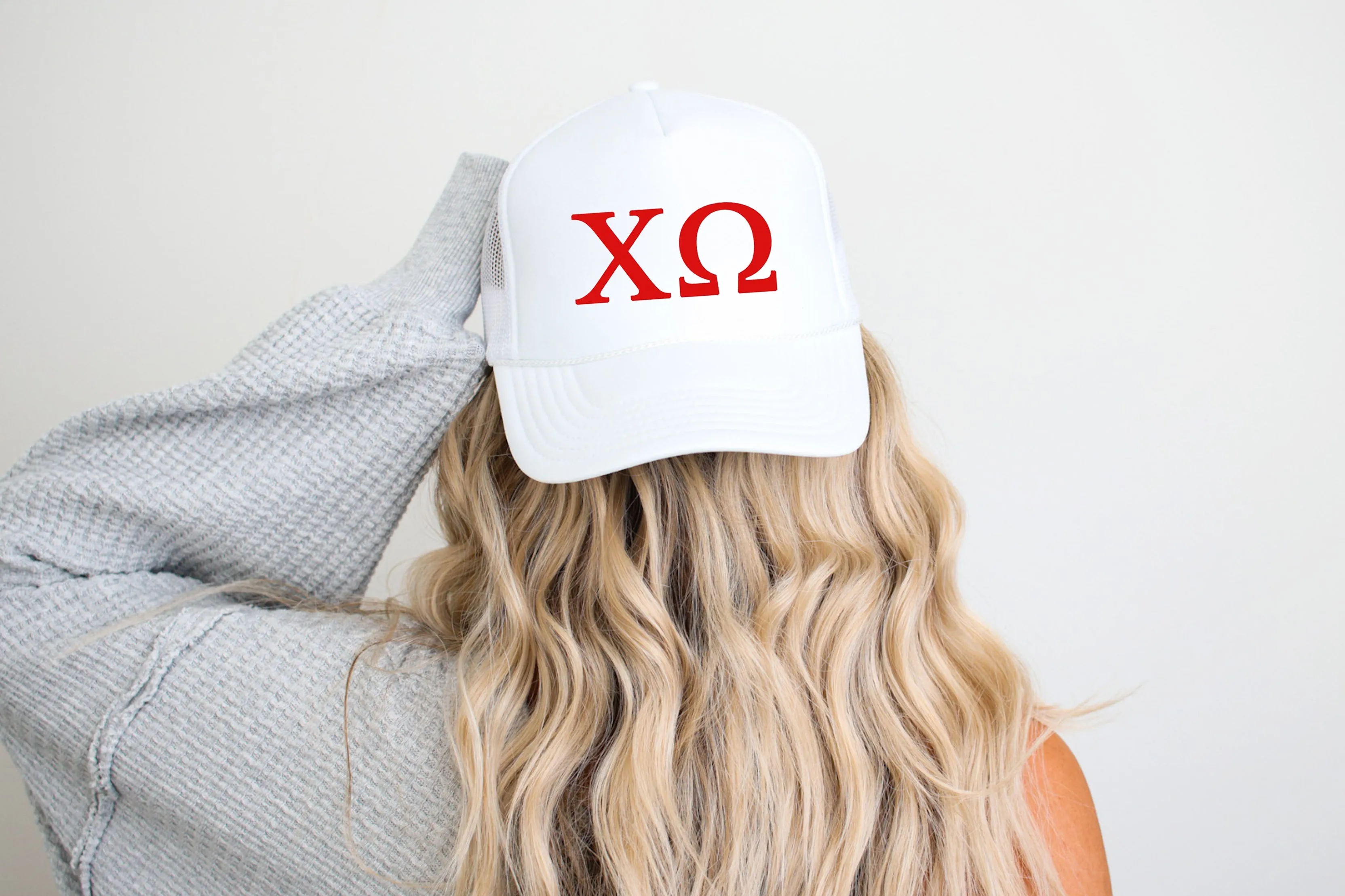 Chi Omega Trucker Hat