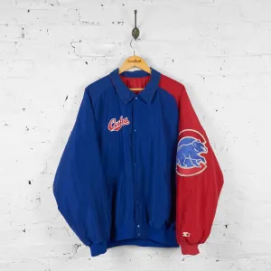 Chicago Cubs Baseball Starter Jacket - Blue - XL