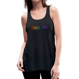 Choose Love Rainbow Pride Women's Flowy Tank Top