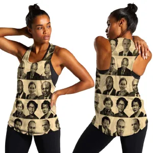 Civil Rights Leaders Women Racerback Tank African-American DT02